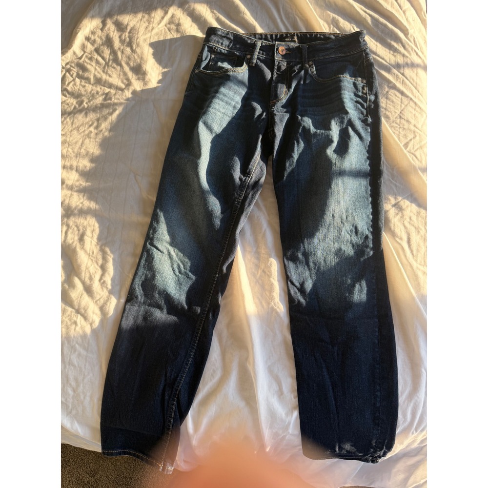 Silver Jeans Boyfriend Mid Rise Dark Wash Denim W27 L29 L27101EKC474